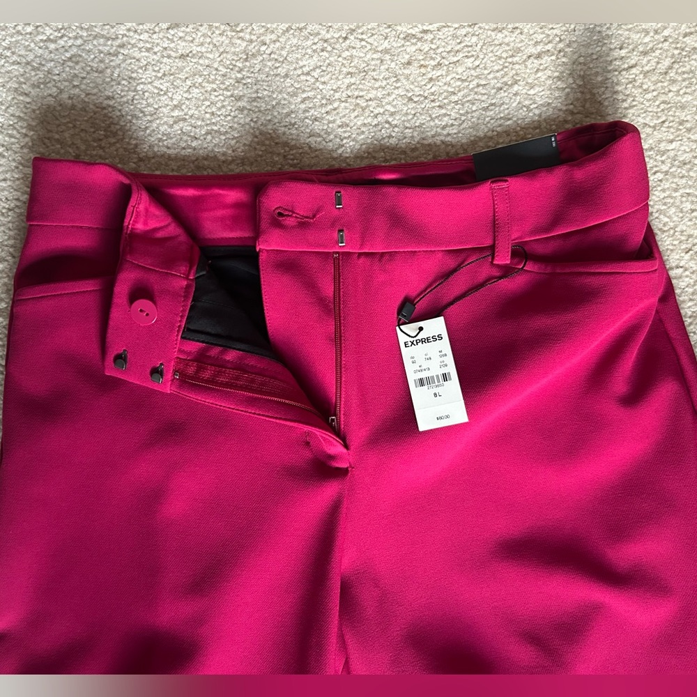 Express Columnist Pant in Raspberry (8L) - Picture 6 of 6